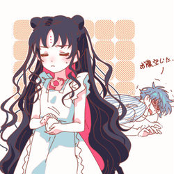 This is a pixiv picture whose title is お腹空いた.