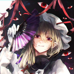 This is a pixiv picture whose title is 八雲紫.