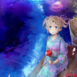 This is a pixiv picture whose title is 祭り.