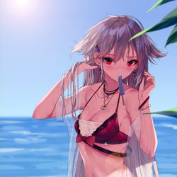 This is a pixiv picture whose title is 👙.