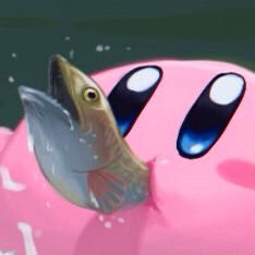 This is a pixiv picture whose title is カービィのなつやすみ.