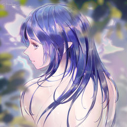This is a pixiv picture whose title is 水.