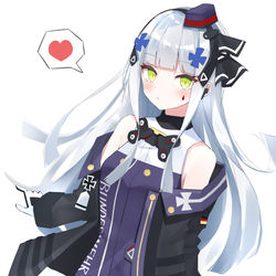 This is a pixiv picture whose title is HK416.