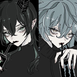 This is a pixiv picture whose title is MONSTER ENERGY.