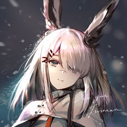 This is a pixiv picture whose title is 白いうさぎさん.