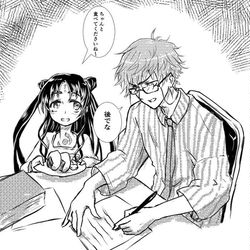 This is a pixiv picture whose title is 殺生院リリィと大人アンデルセン.