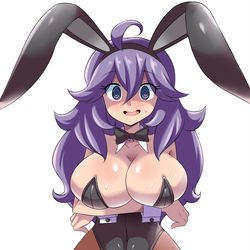 This is a pixiv picture whose title is Hex maniac bunny.