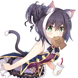 This is a pixiv picture whose title is おさかなくわえたキャルちゃん♪.