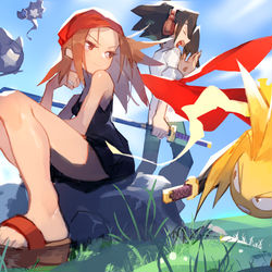This is a pixiv picture whose title is 葉はかっこいいのよ.