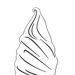 This is a pixiv picture whose title is ソフトクリーム　スケッチ.