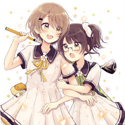 This is a pixiv picture whose title is 『すいんぐ!!』②巻発売！.