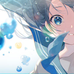 This is a pixiv picture whose title is この色の先へ.