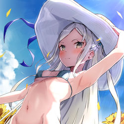 This is a pixiv picture whose title is 「夏」.