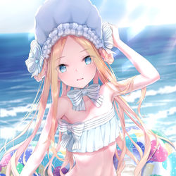 This is a pixiv picture whose title is 水着アビーちゃん.