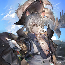 This is a pixiv picture whose title is 探寻者.