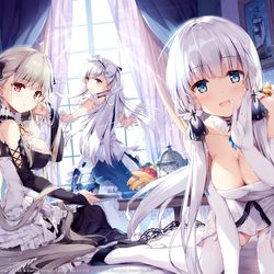This is a pixiv picture whose title is アズールレーンEN版2周年記念.