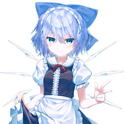 This is a pixiv picture whose title is チルノ.
