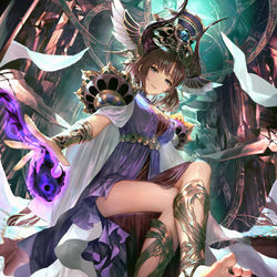 This is a pixiv picture whose title is 冥府の女主人・ネフティス.