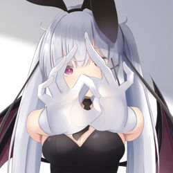 This is a pixiv picture whose title is バニーサティンちゃんのおてて.