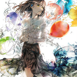This is a pixiv picture whose title is 音色.