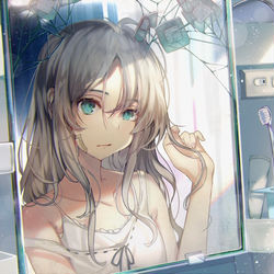 This is a pixiv picture whose title is 傷跡.