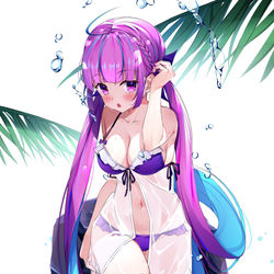 This is a pixiv picture whose title is 泳.