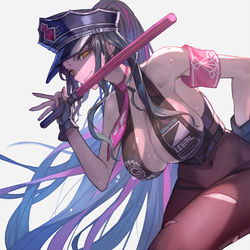 This is a pixiv picture whose title is ビーチポリス殺生院キアラ.