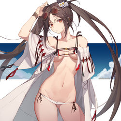 This is a pixiv picture whose title is 水着虞美人.