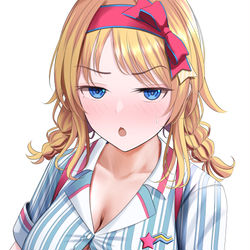 This is a pixiv picture whose title is 「灯織の衣装とすり替えたの、やっぱプロデューサーだよね？」.