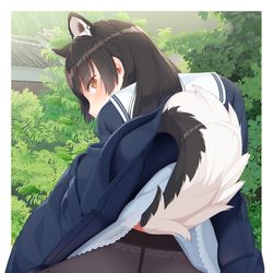 This is a pixiv picture whose title is おすわりわんこ.