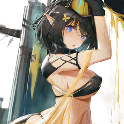This is a pixiv picture whose title is 祖玛玛的机械修理工作.