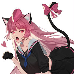 This is a pixiv picture whose title is ntw-20 necomimi.