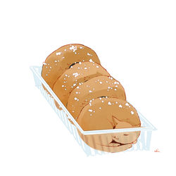 This is a pixiv picture whose title is ヤングドーナツ.