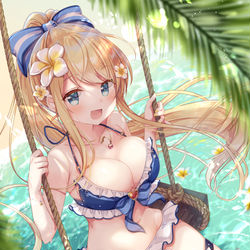 This is a pixiv picture whose title is 今年の水着はどうかなーっ？✨✨.