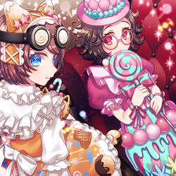 This is a pixiv picture whose title is What are little girls made of？.