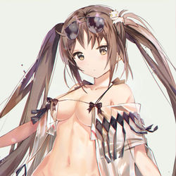 This is a pixiv picture whose title is 虞美人.