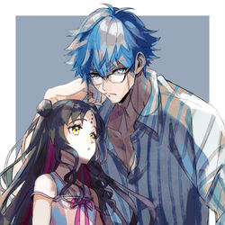 This is a pixiv picture whose title is 大人アンデルセンと殺生院リリィ.
