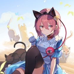 This is a pixiv picture whose title is さとり.