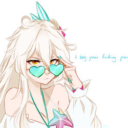 This is a pixiv picture whose title is I beg your pardon.