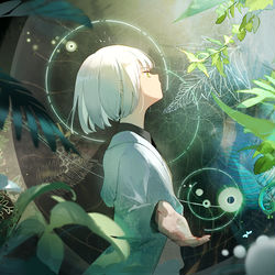 This is a pixiv picture whose title is Green.