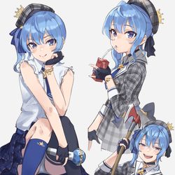 This is a pixiv picture whose title is ☄.