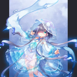 This is a pixiv picture whose title is くらげちゃん.