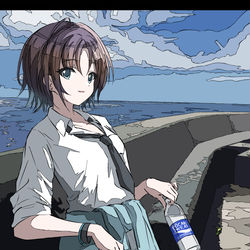 This is a pixiv picture whose title is 浅倉透.