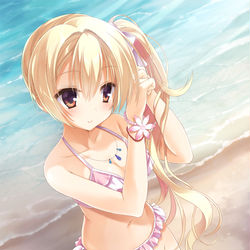 This is a pixiv picture whose title is 水着シャーリィ.
