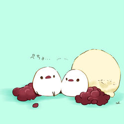 This is a pixiv picture whose title is アイス白玉.