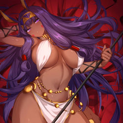 This is a pixiv picture whose title is ニトクリス.