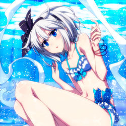 This is a pixiv picture whose title is 夏ダイビング.