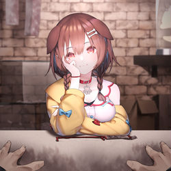 This is a pixiv picture whose title is 他の女に気変わりしたとある視聴者の末路.