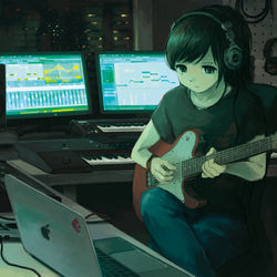 This is a pixiv picture whose title is ●REC.