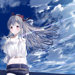 This is a pixiv picture whose title is 水着.